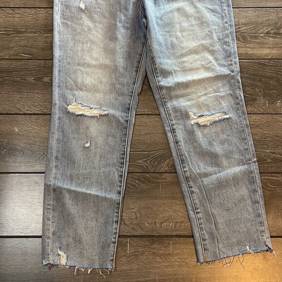 Blank NYC The Madison Crop Distressed Blue Jeans Women’s Size 29 - Picture 3 of 8